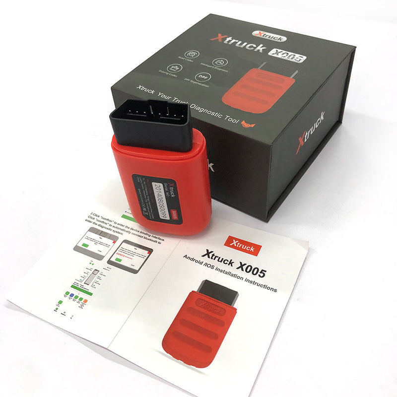 Xtruck X005 Diagnostic Tool – ECU Quick Flashing & Intelligent Diagnosis for SHACMAN, SINOTRUCK, DongFeng, FAW Trucks