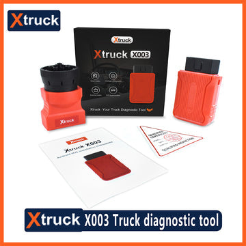 Xtruck X005 Plus Truck Diagnostic Tool - ECU Quick Flashing & DPF Regeneration Scanner for Sinotruk, Dongfeng, SHACMAN Heavy Duty Trucks