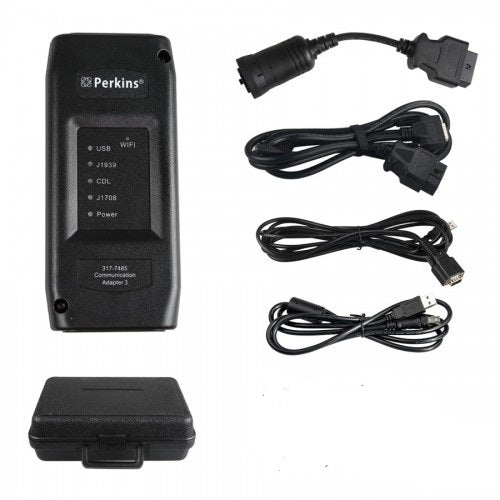 Perkins Diagnostic Tool With 2022A EST and 2018A Spare parts catalog Works With W10 System