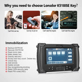 Lonsdor K518ISE Programmer Plus Lonsdor LKE Smart Key Emulator 5 in 1 Full Package