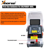 Xhorse Dolphin II XP005L Automatic Portable Key Cutting Machine with Adjustable Screen and Built  in Battery