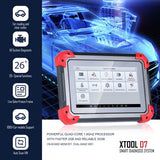 XTOOL D7 Automotive Diagnostic Tool  Support OE-Level Full Diagnosis with 26+ Services IMMO/Key Programming ABS Bleeding