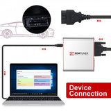 V1.27 PCMtuner ECU Programmer with 67 Modules Free Online Update Read and write ECU data through OBD, BENCH, and BOOT modes.